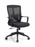 Modern Mesh Office Chair, Adjustable Nylon Base - BOLMEN