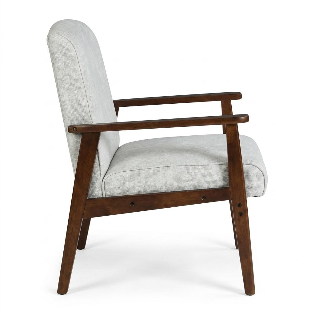Bruqax Wooden Frame Accent Chair