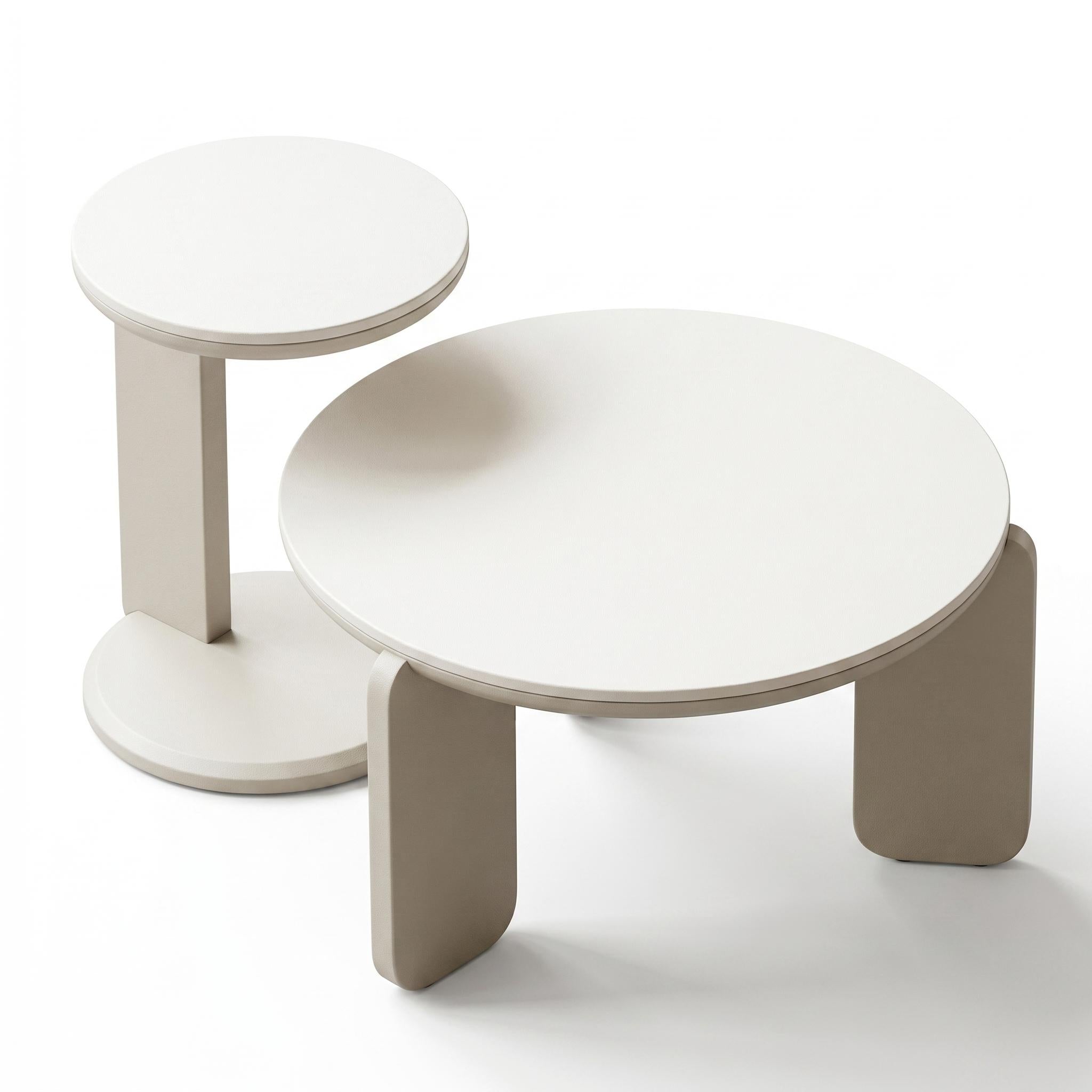 Modern Minimalist Coffee Table, MDF Painted Finish - PYRIX