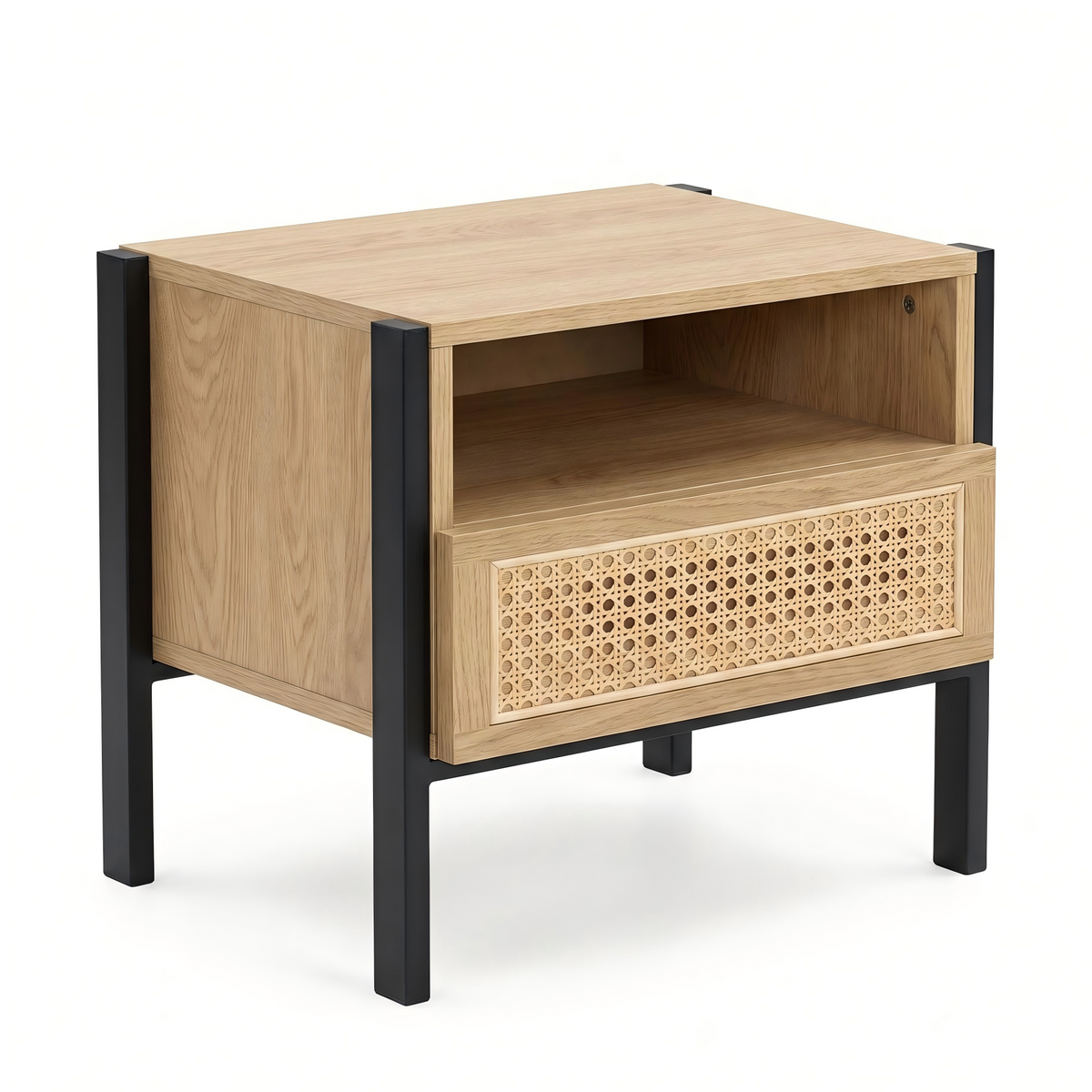 Modern Sideboard, MDF & PE Rattan Front – SHELLY
