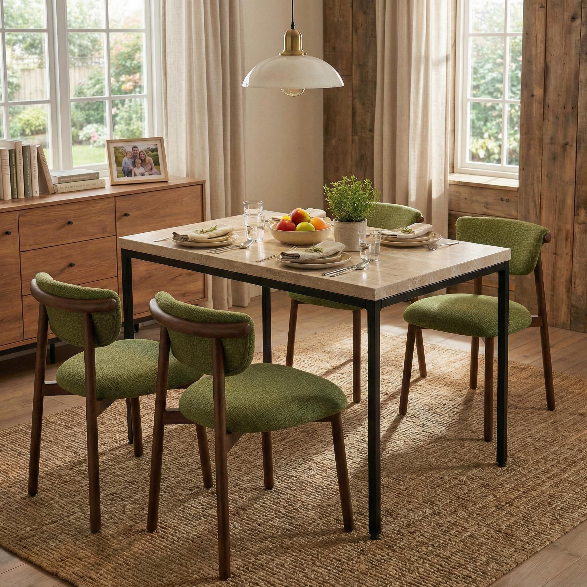 Modern Minimalist Dining Table, Sleek Design - FLEEP FLOOP