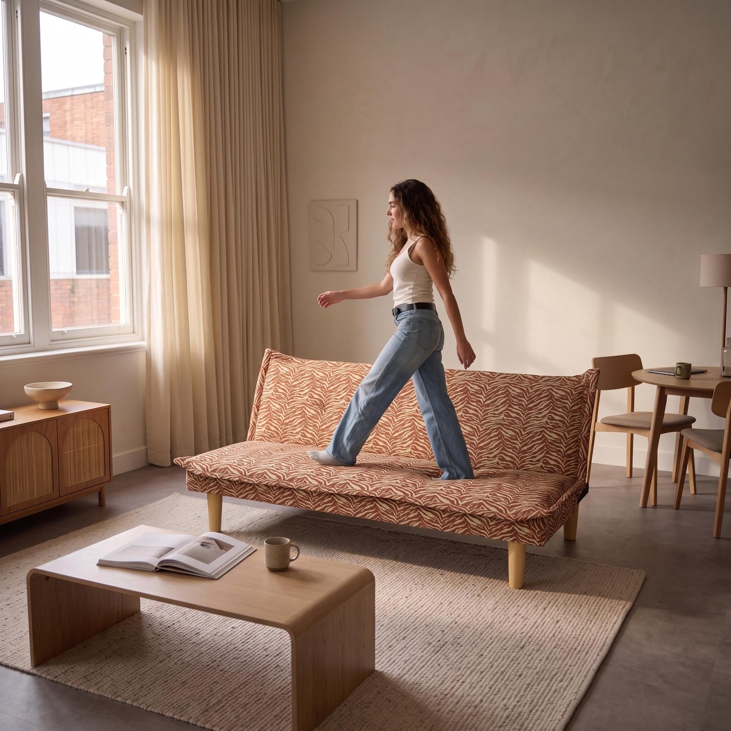 Kald Print Sofa Bed