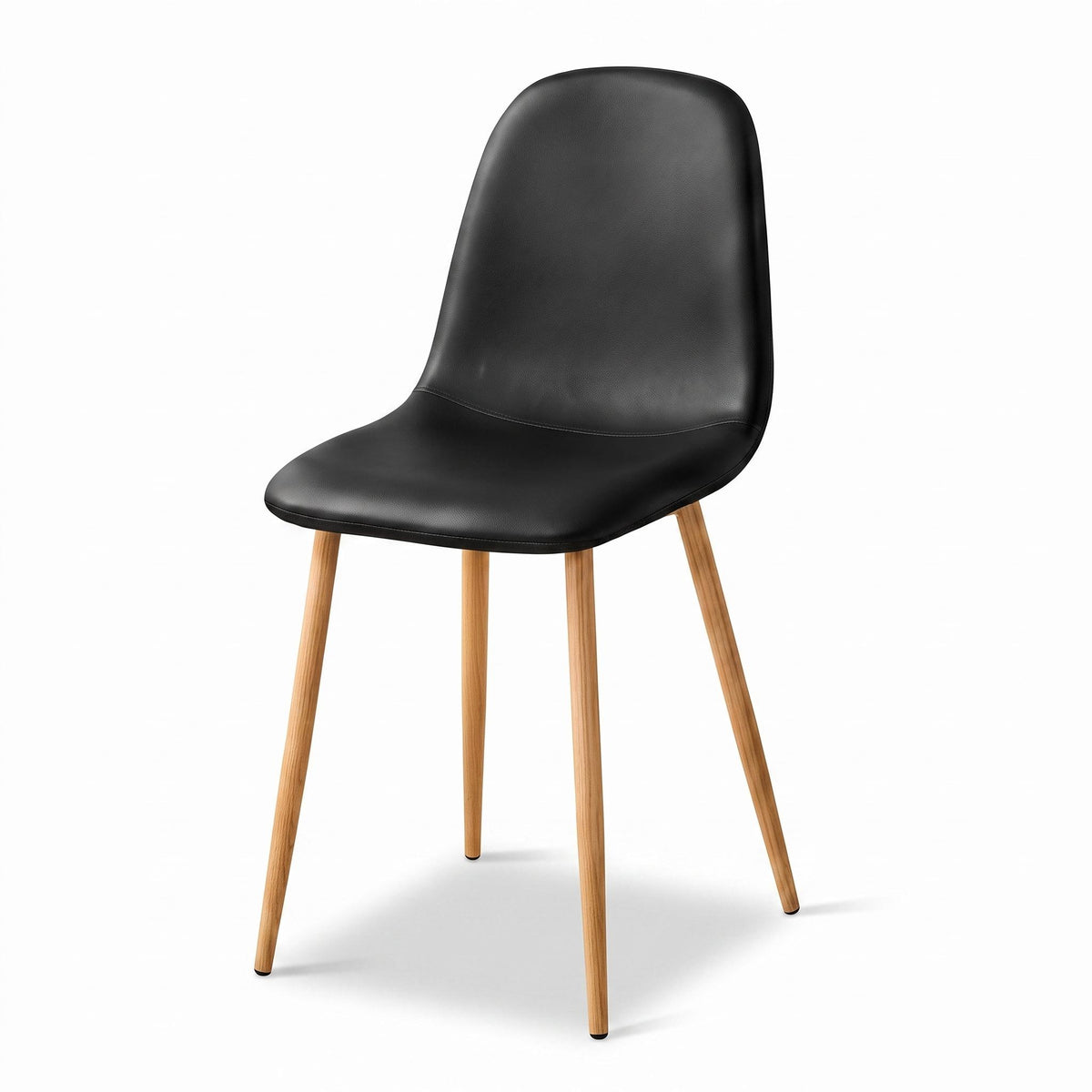 CHARLTON PU WOODEN LEG 4PCS FM Dining Chair