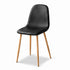 CHARLTON PU WOODEN LEG 4PCS FM Dining Chair