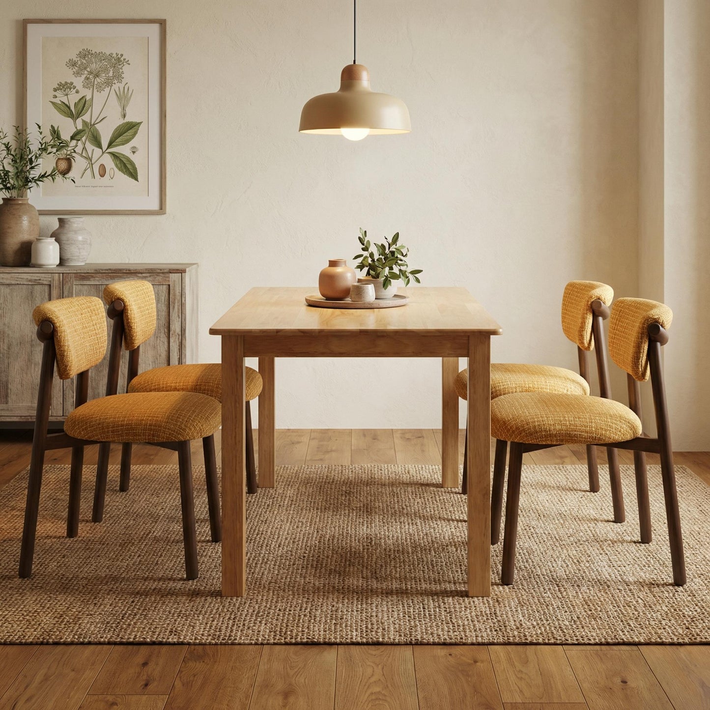 Modern Minimalist Dining Table, Sleek Design - GLORG