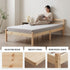 Modern Pine Frame, Space-Saving Single Bed - FIRENZE A