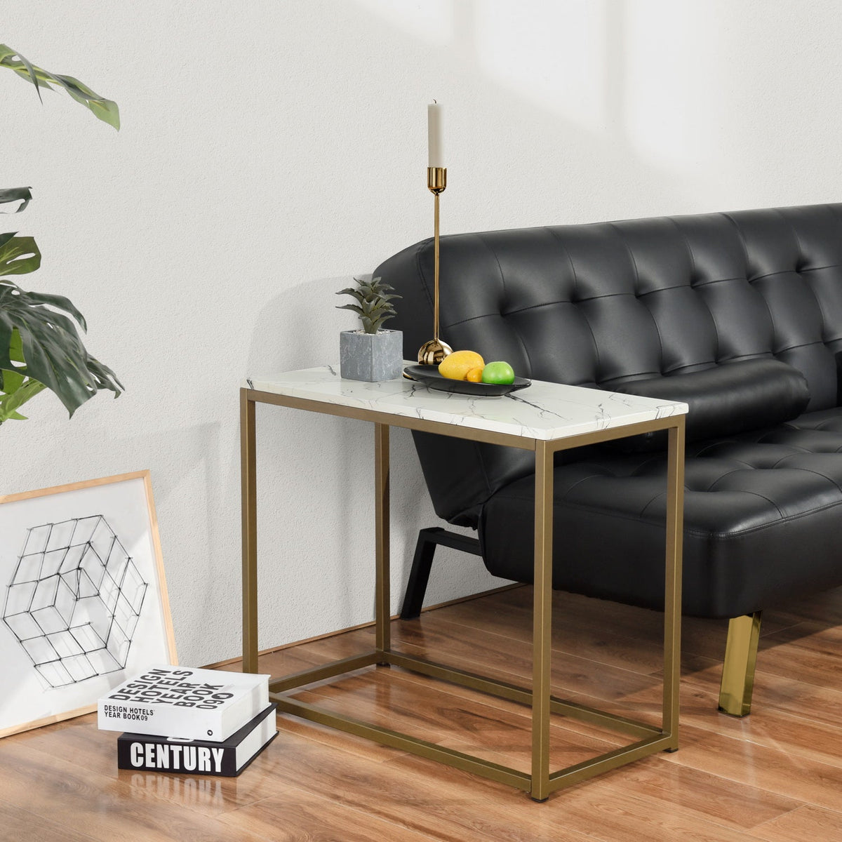 Adria End Table Gold Leg A End Tables