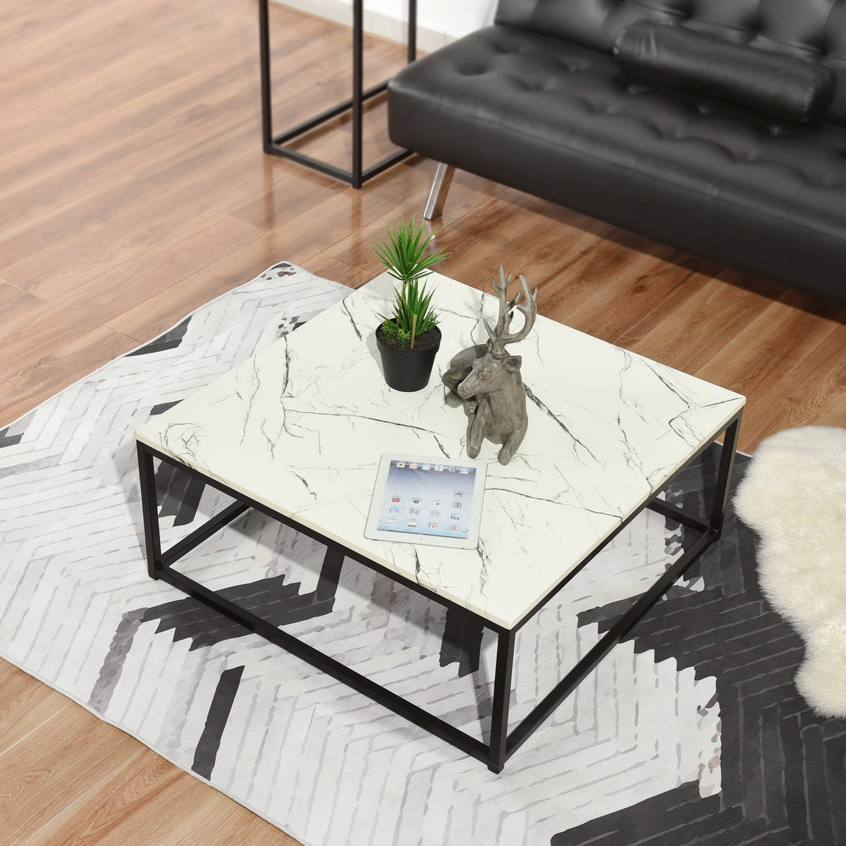 Adria Black Leg Coffee Table