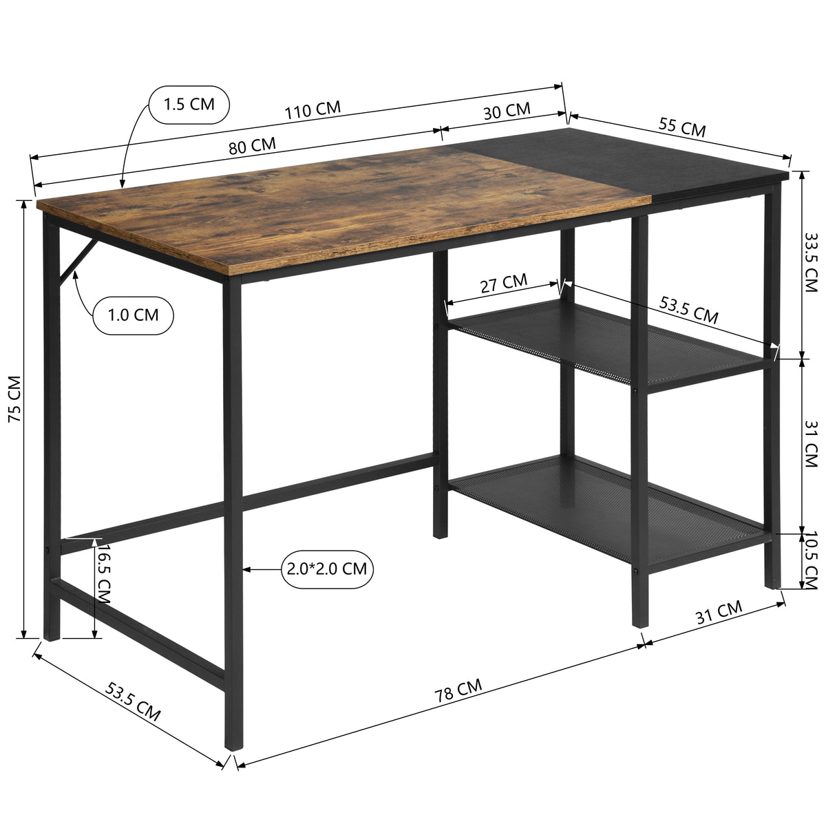 Aigneis Office Desk
