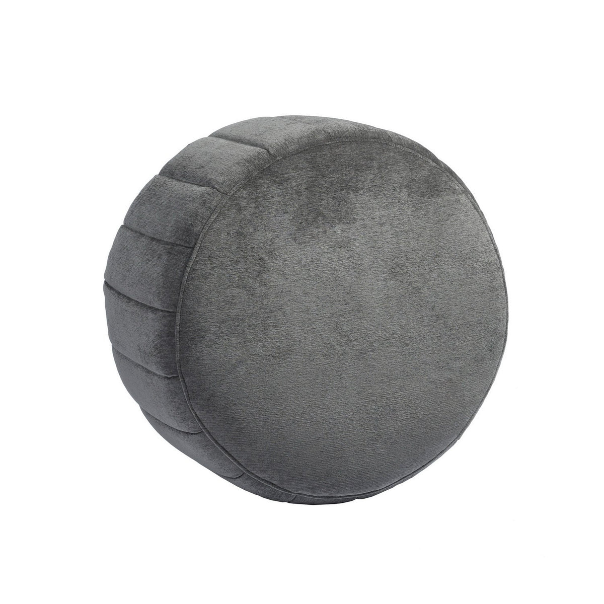 Akbar Large Grey Ottoman