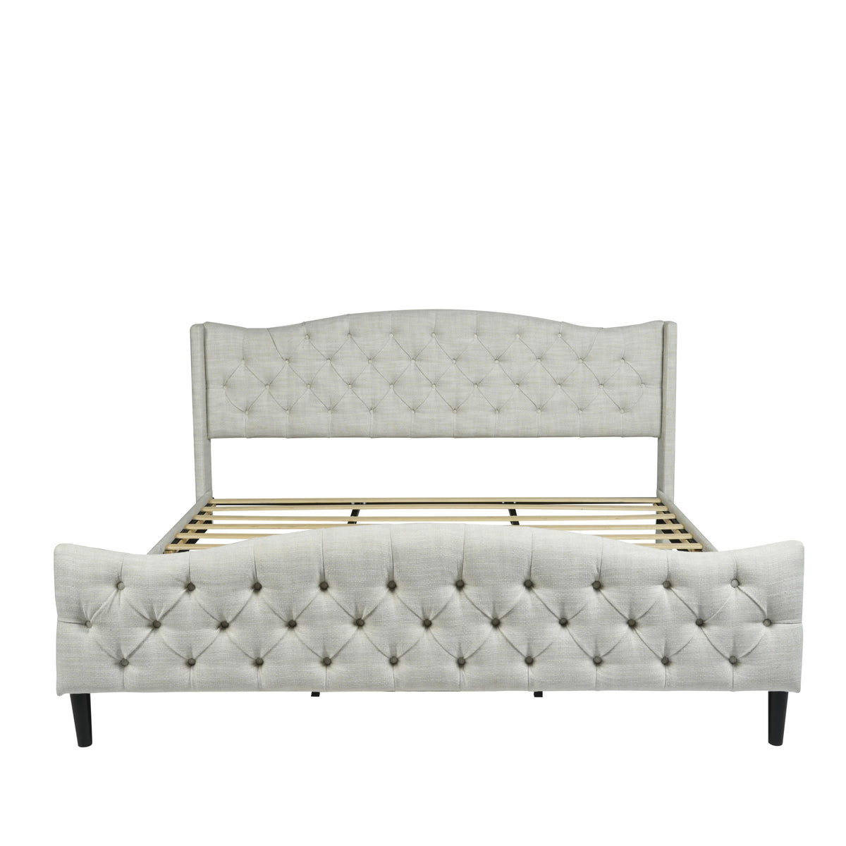 Alda King Beige Beds