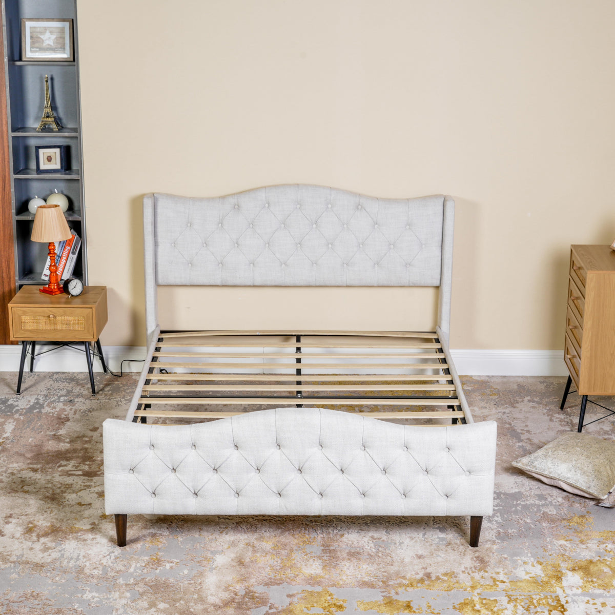 Alda Queen Beige Beds