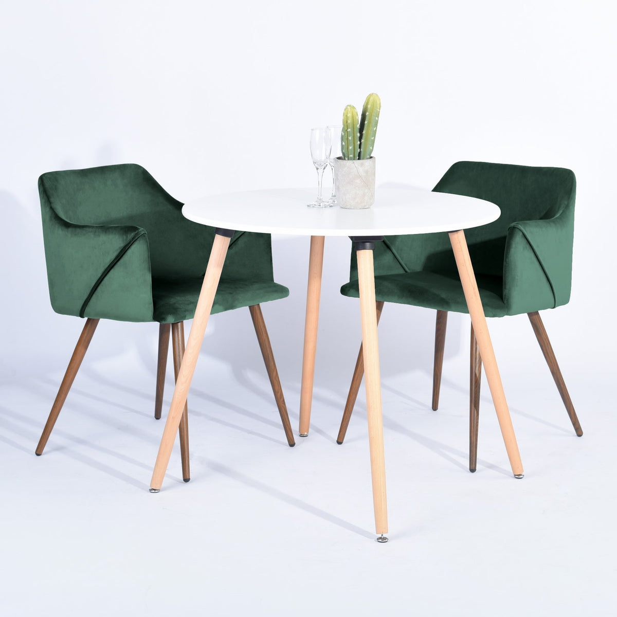 Aldridge Dark Green Ukfr Dining Chairs