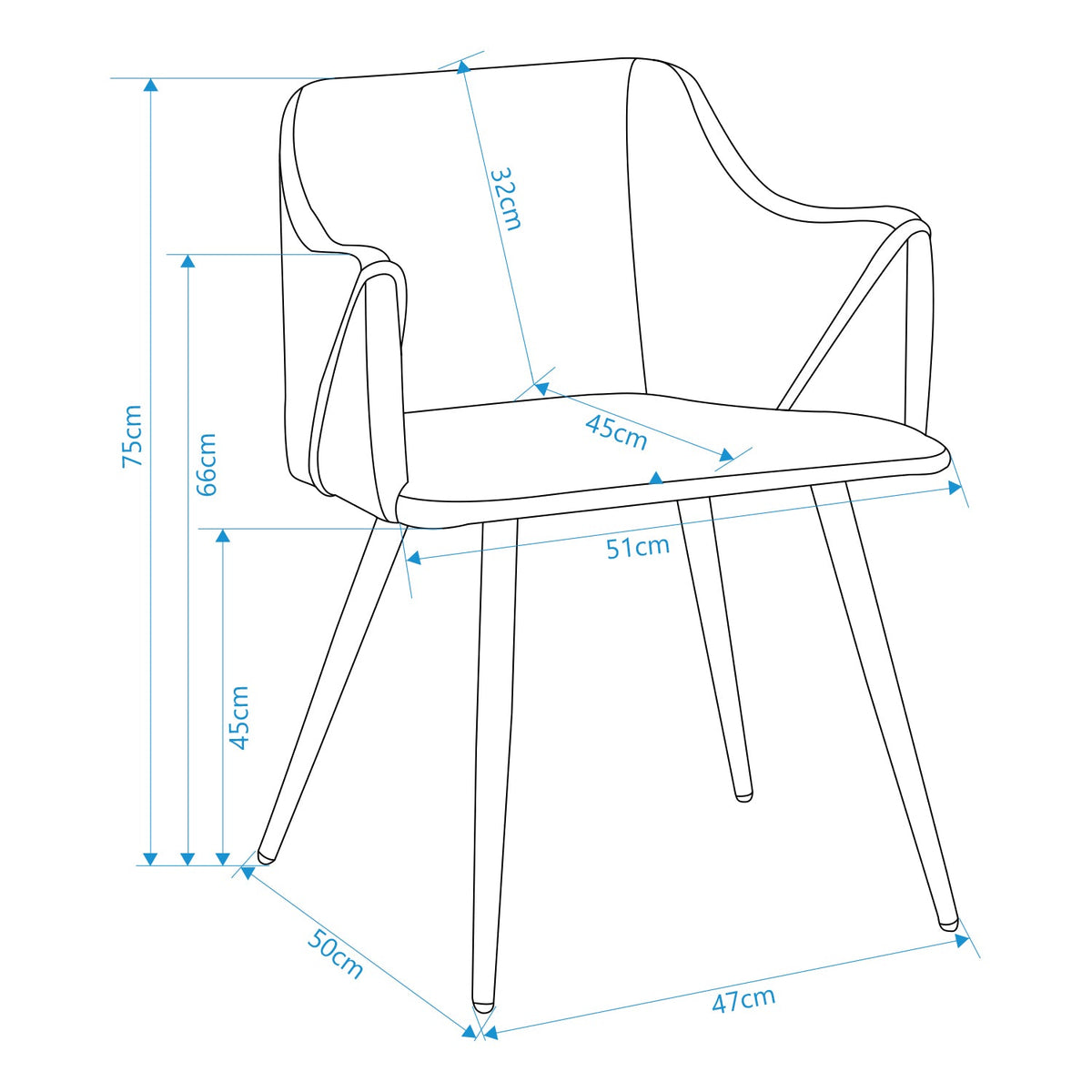Aldridge Dark Green Ukfr Dining Chairs