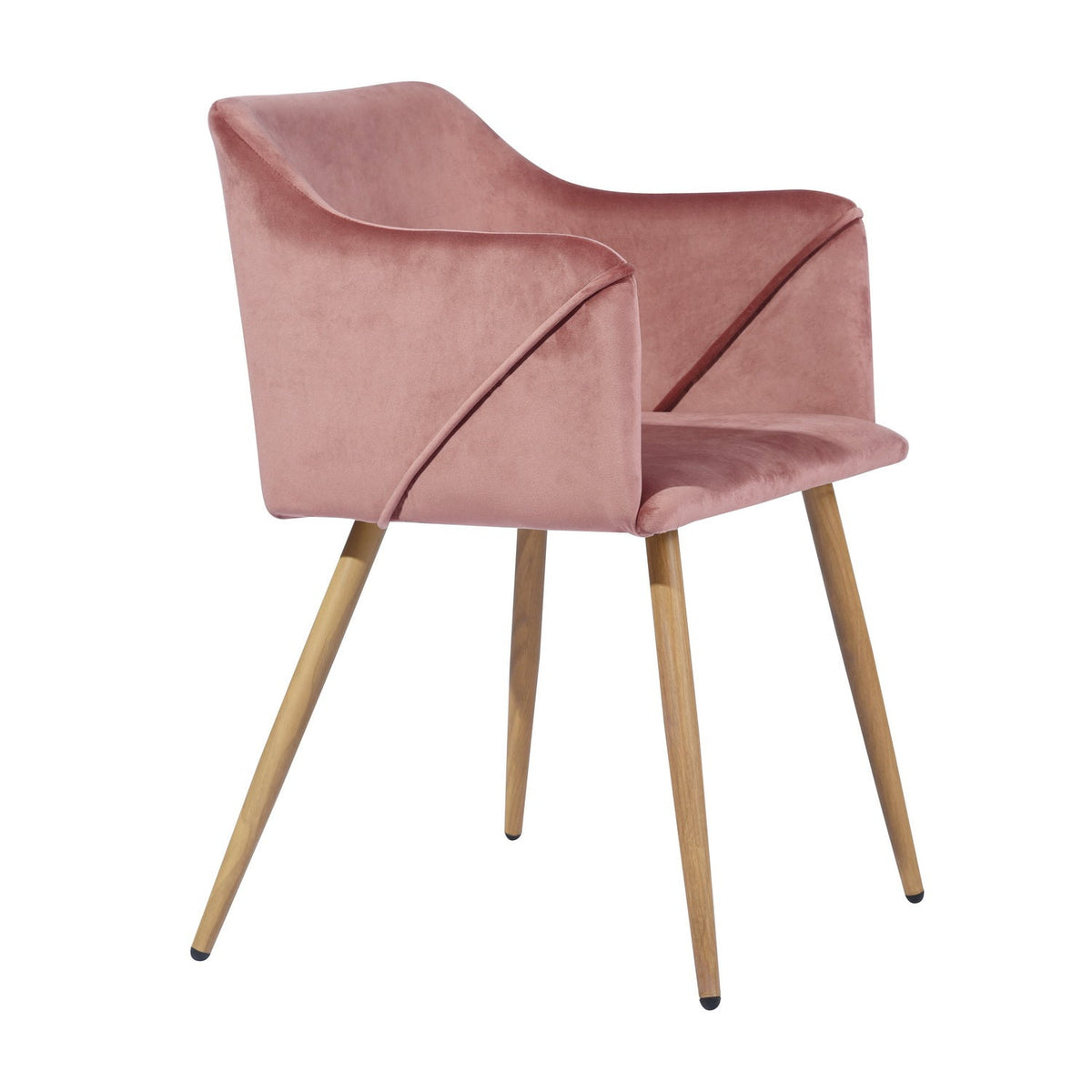 Aldridge Velvet Dining Chair With Metal Leg