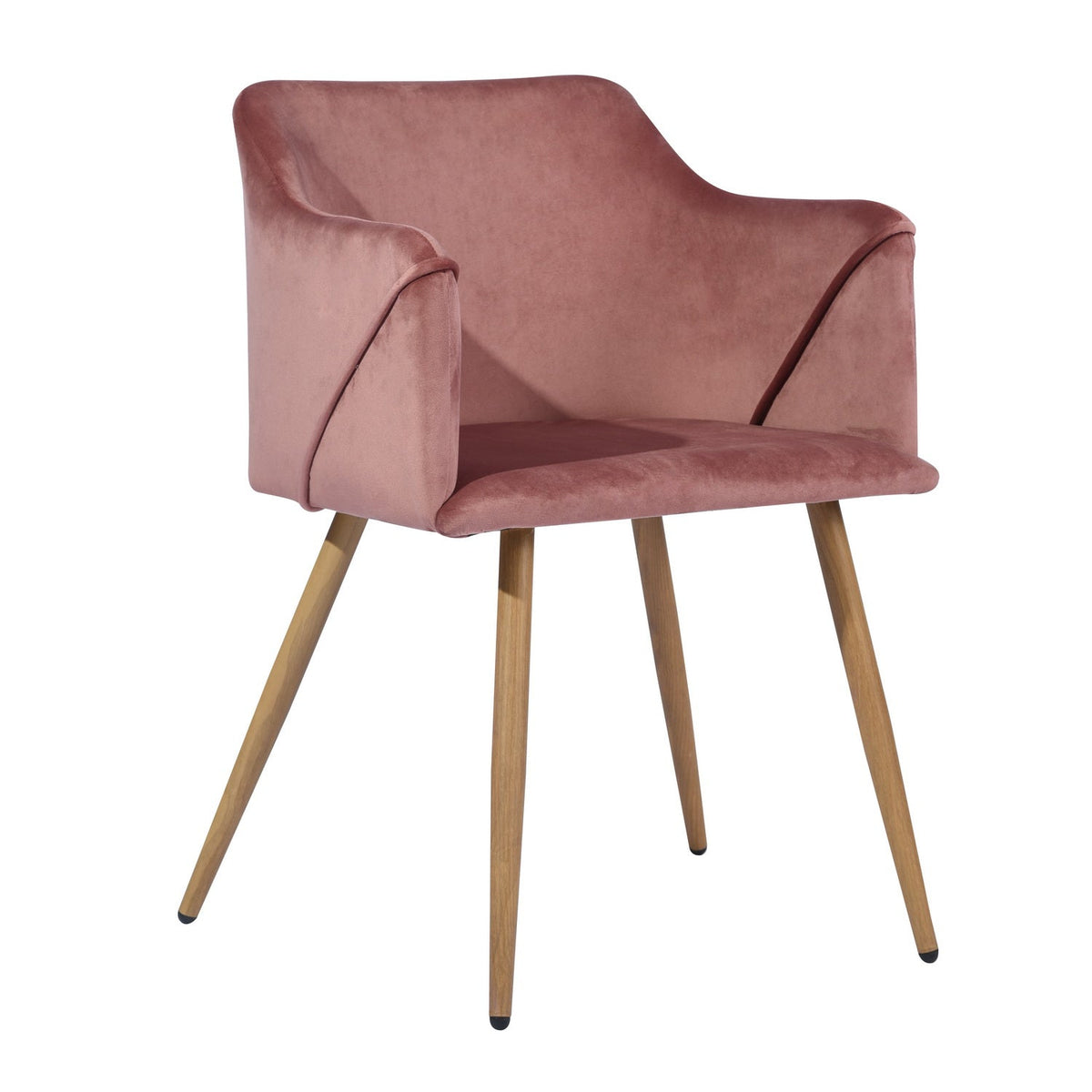 Aldridge Velvet Dining Chair With Metal Leg