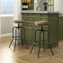 Anacletus Suede Bar Stool