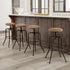 Anacletus Suede Bar Stool