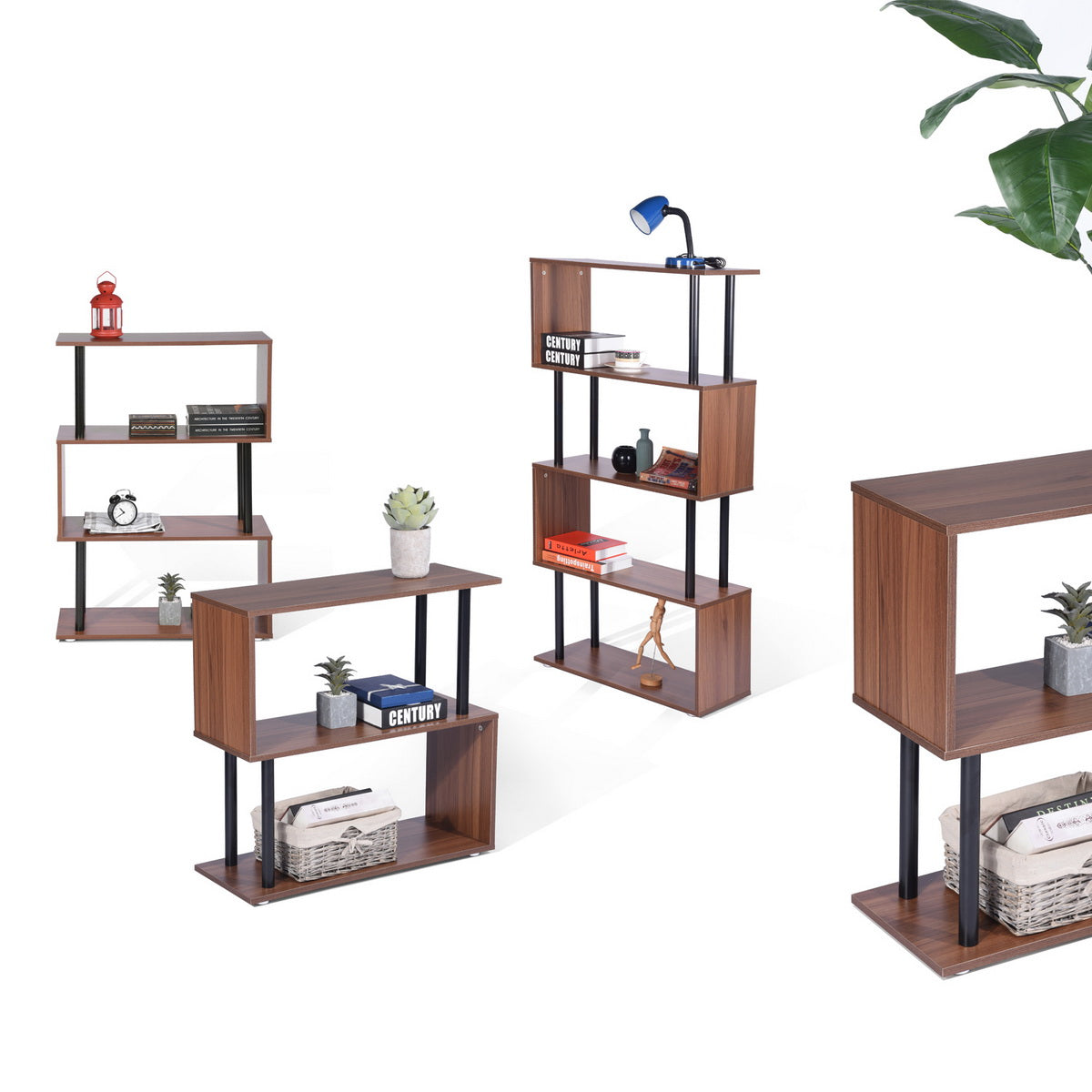 Ancel 3 Layers Bookcases