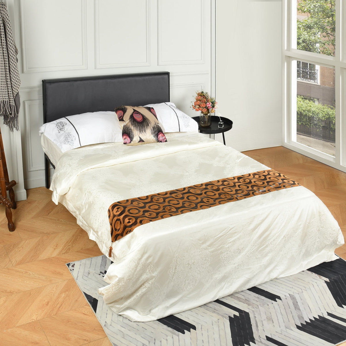 Ander Double Balck  Bed Frame