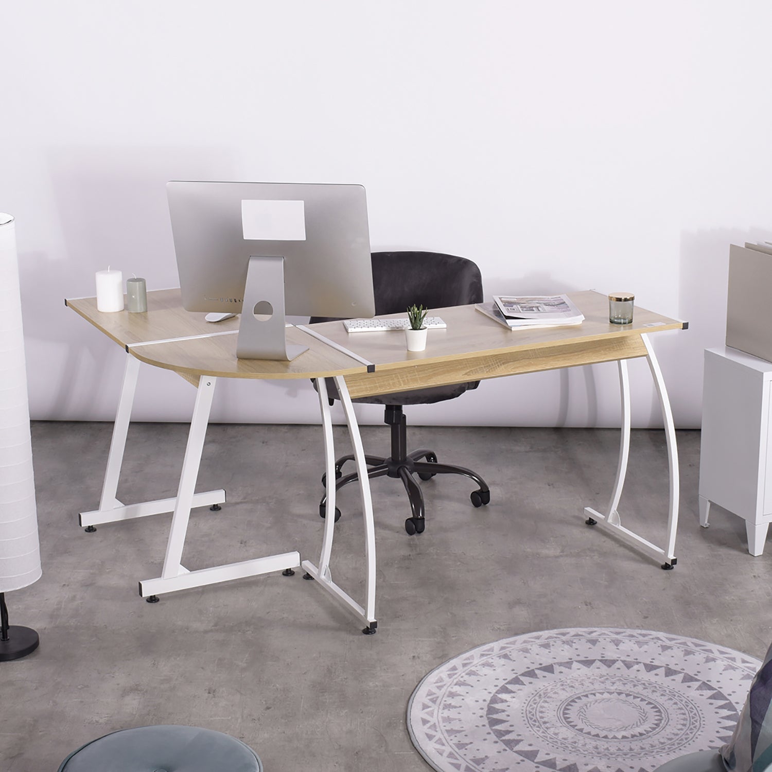 Arlette Oak Hj Desks