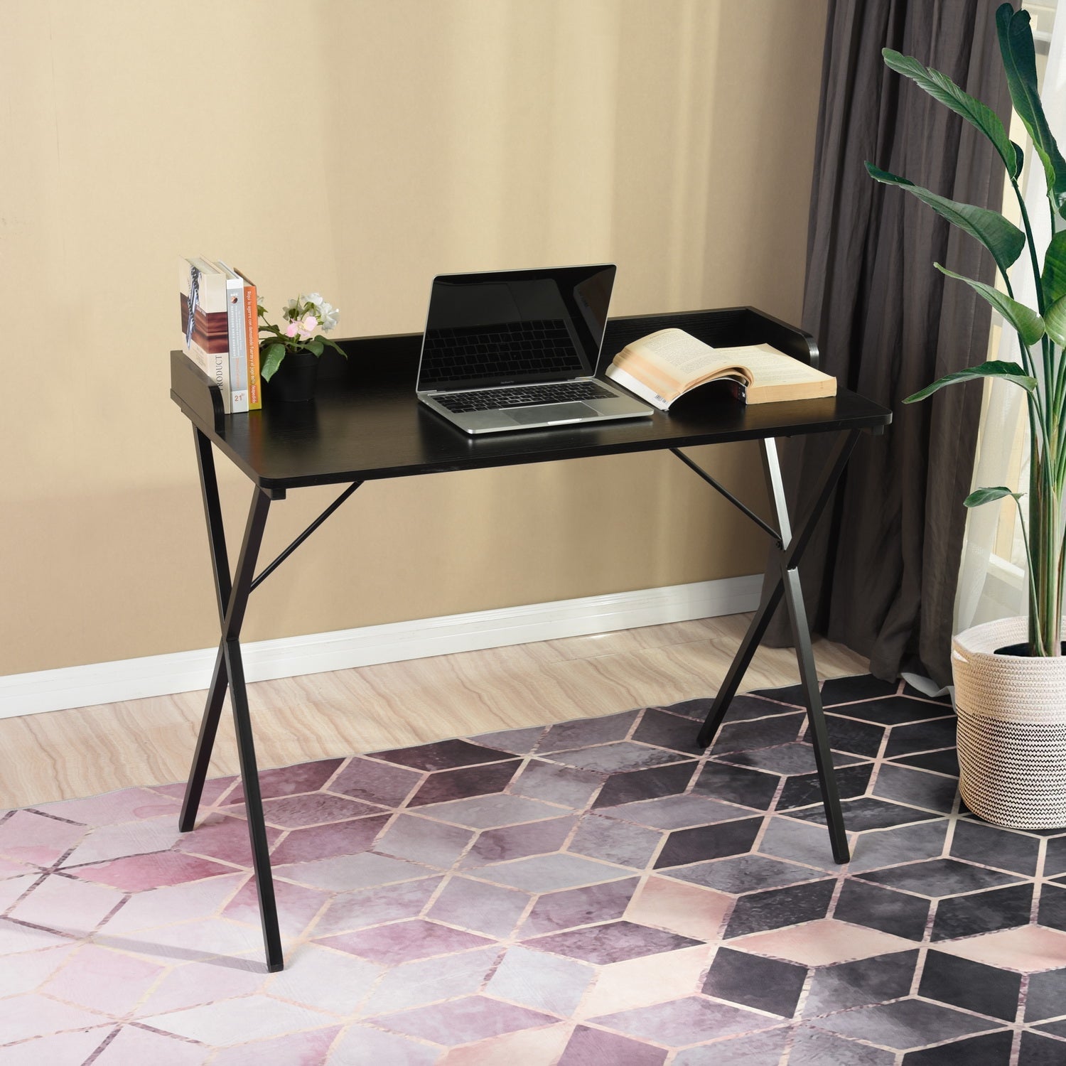 Ava Black Wood 75Cm Desks