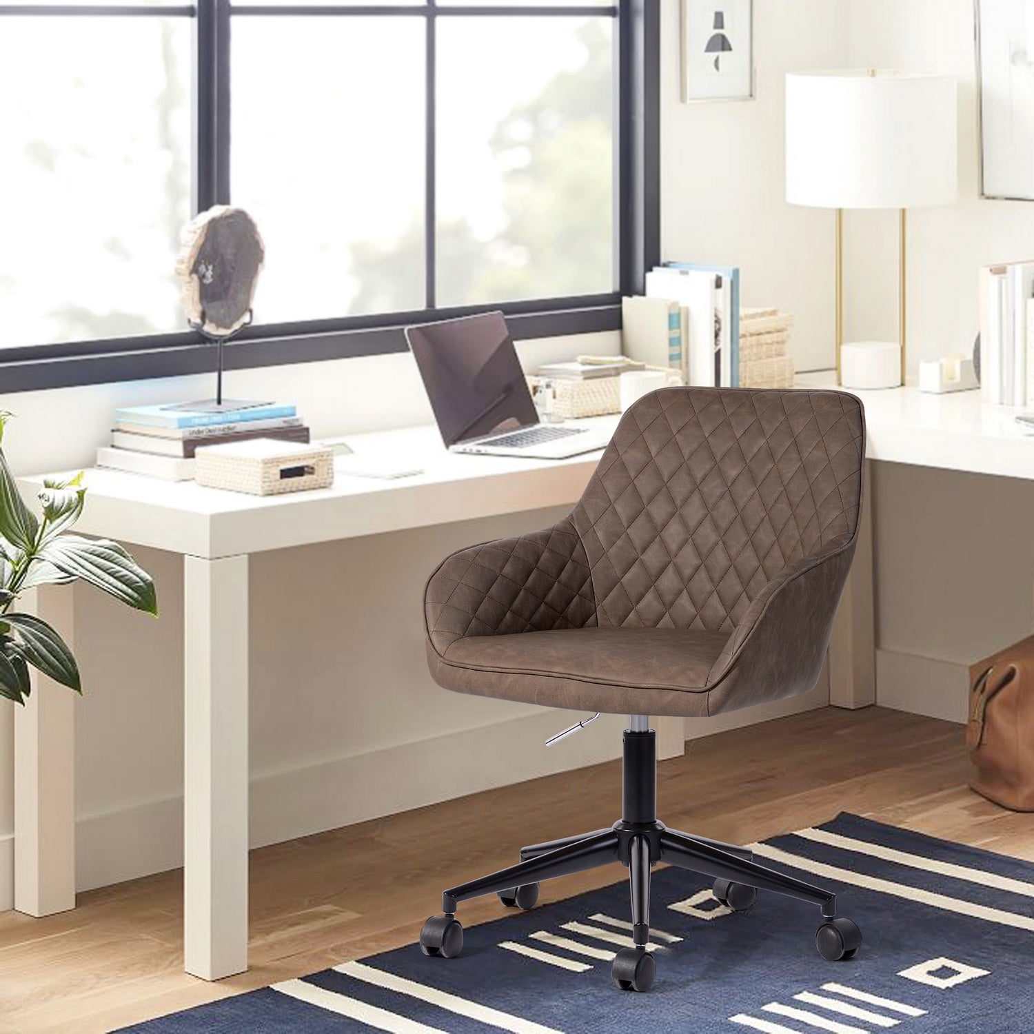 Baynes Vintage Brown Office Chair