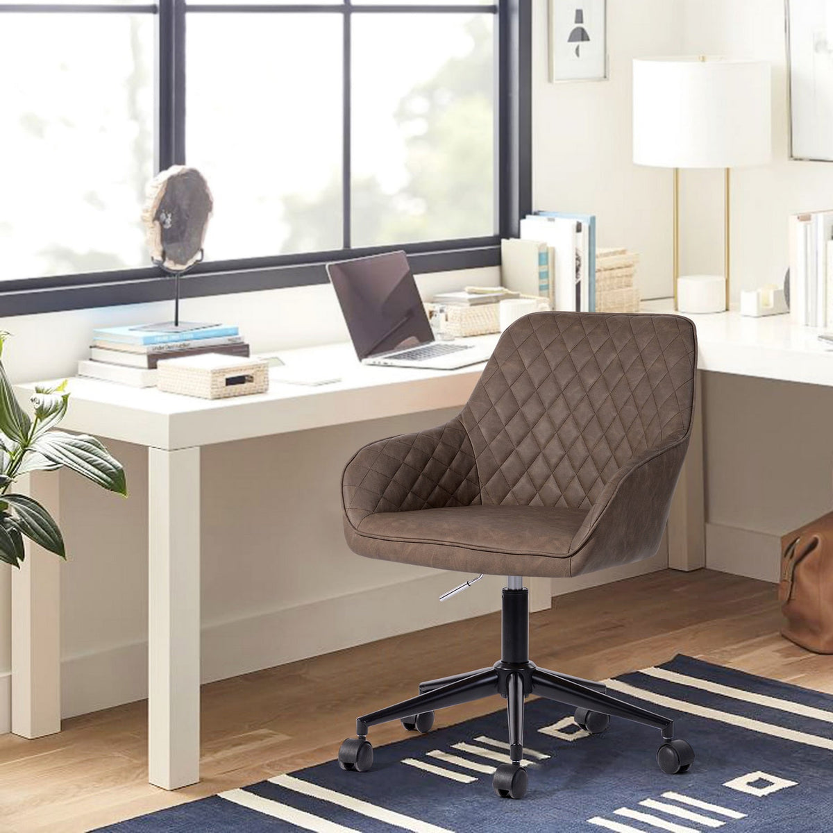 Baynes Vintage Brown Office Chair