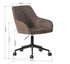 Baynes Vintage Brown Office Chair