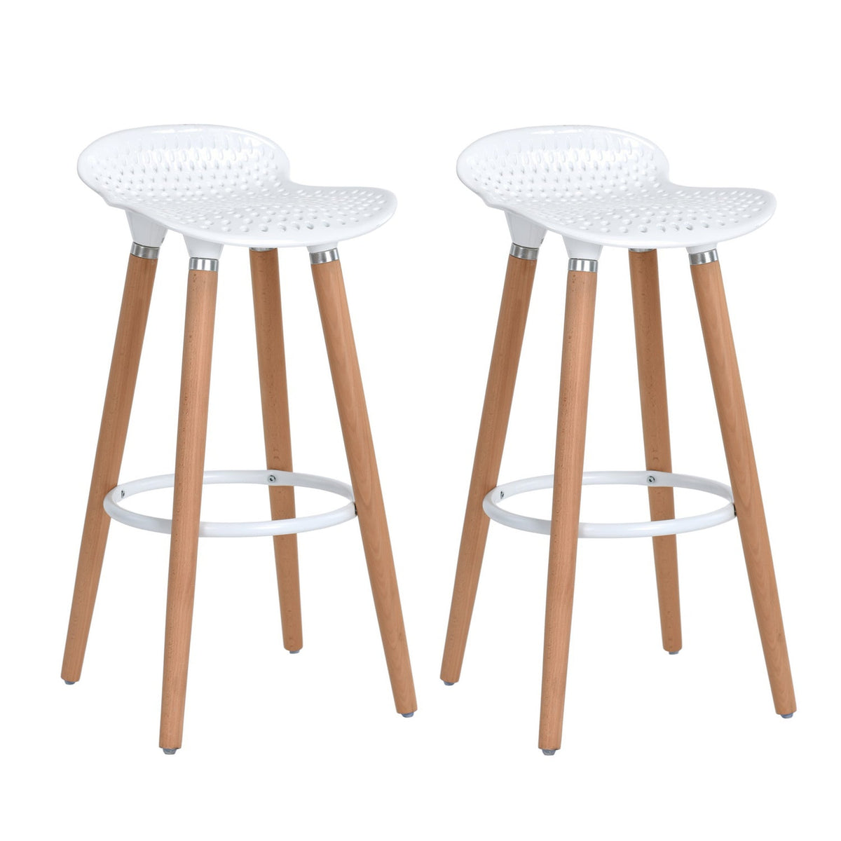 Benito White Bar Stool