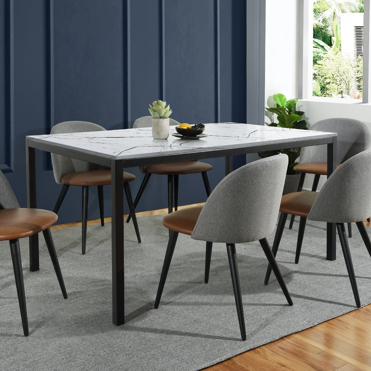 Brandt Black Leg Dining Tables