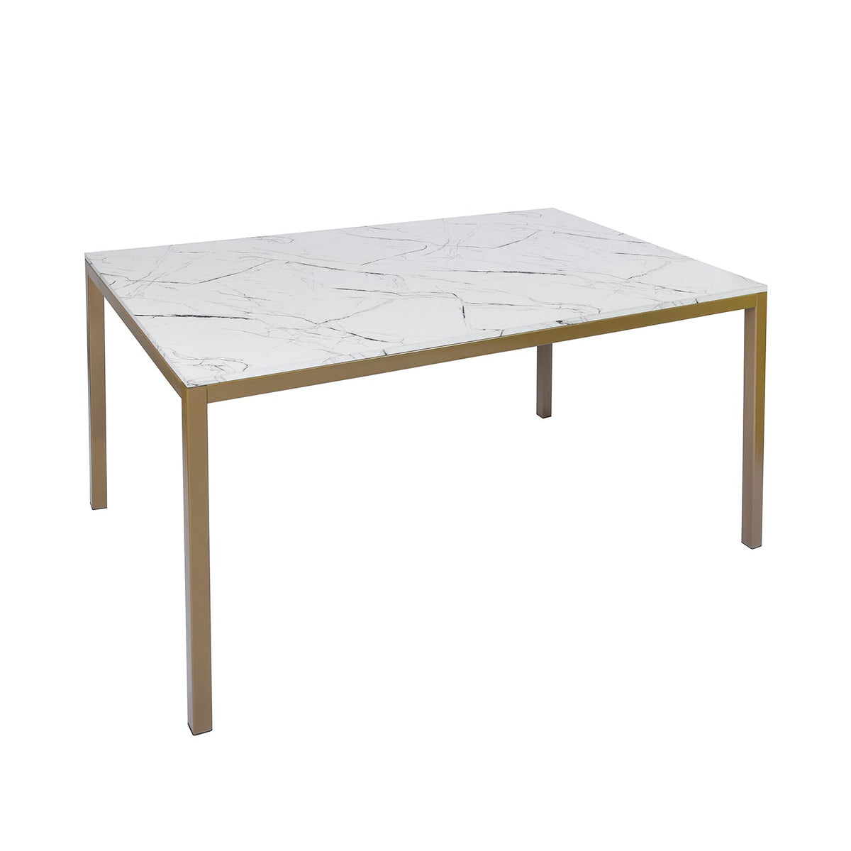 Brandt Gold Leg Dining Table