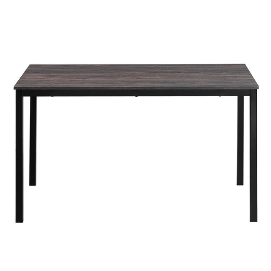 Brandt Walnut Black Leg 140 Dining Table