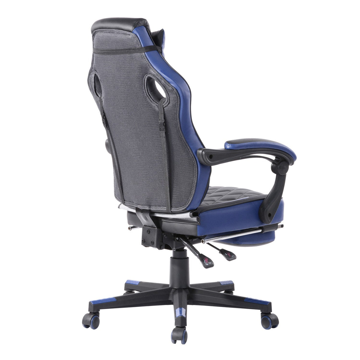 Burgendy Blue Game Chairs