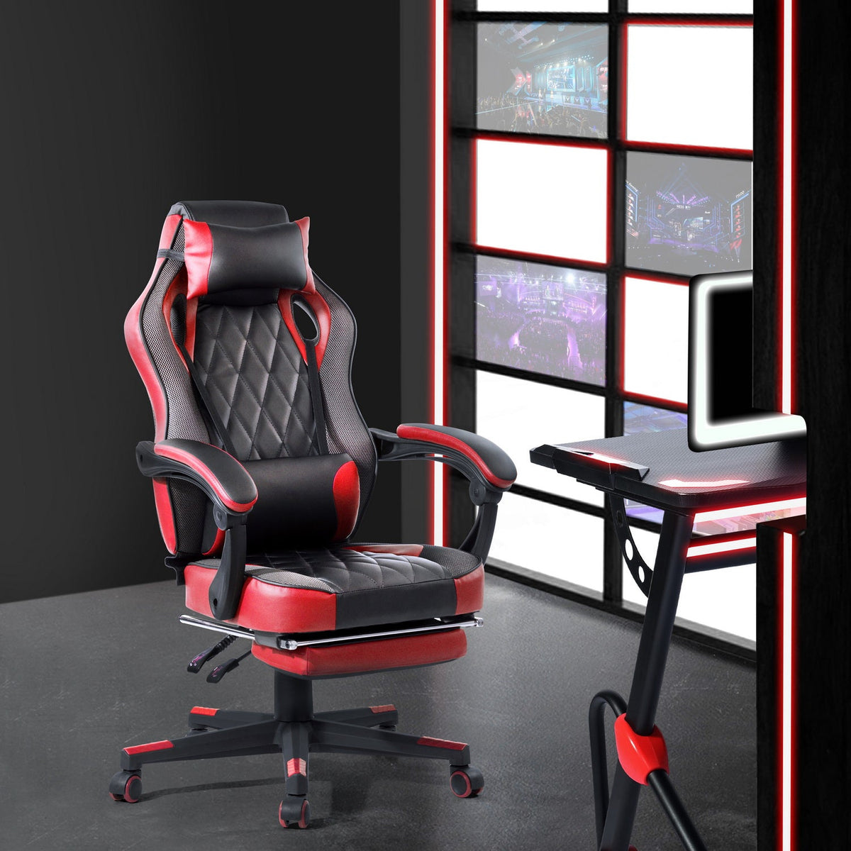 Burgendy Red Game Chairs