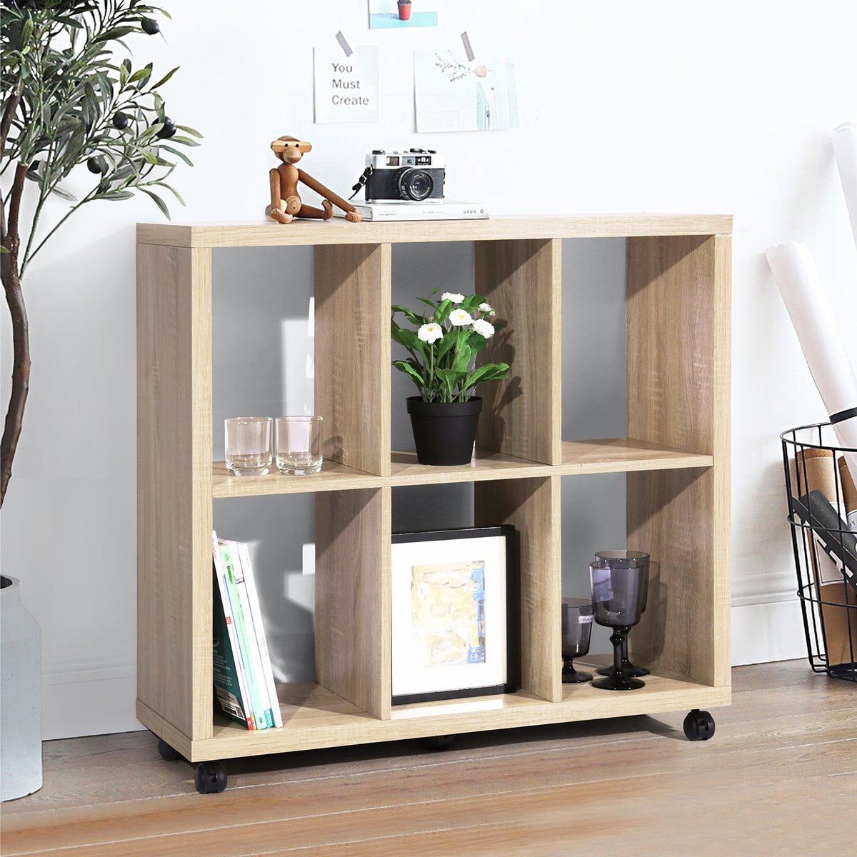 Candida Beech Bookcases
