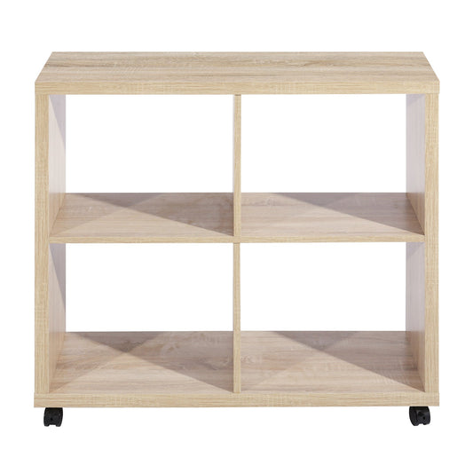 Candida Slim Beech Bookcases