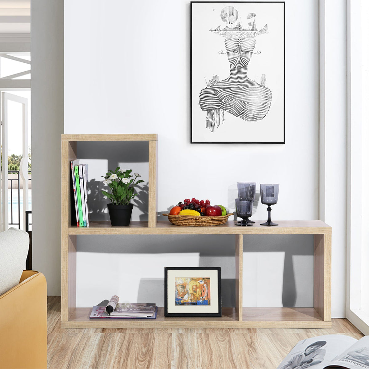 Carlotta Beech Bookcases