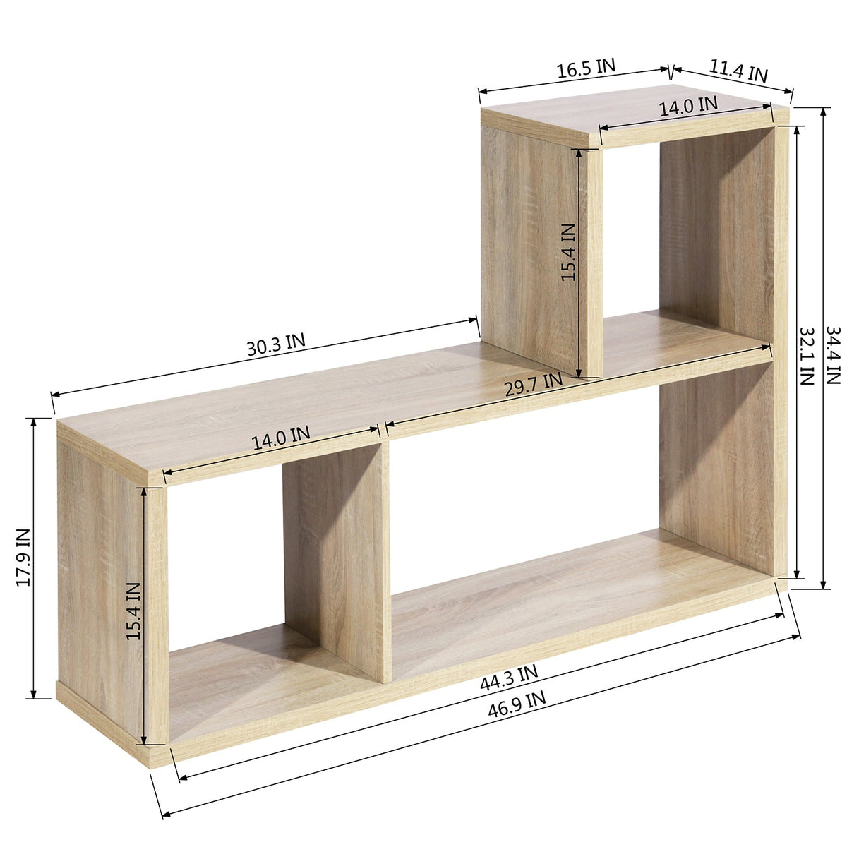 Carlotta Beech Bookcases