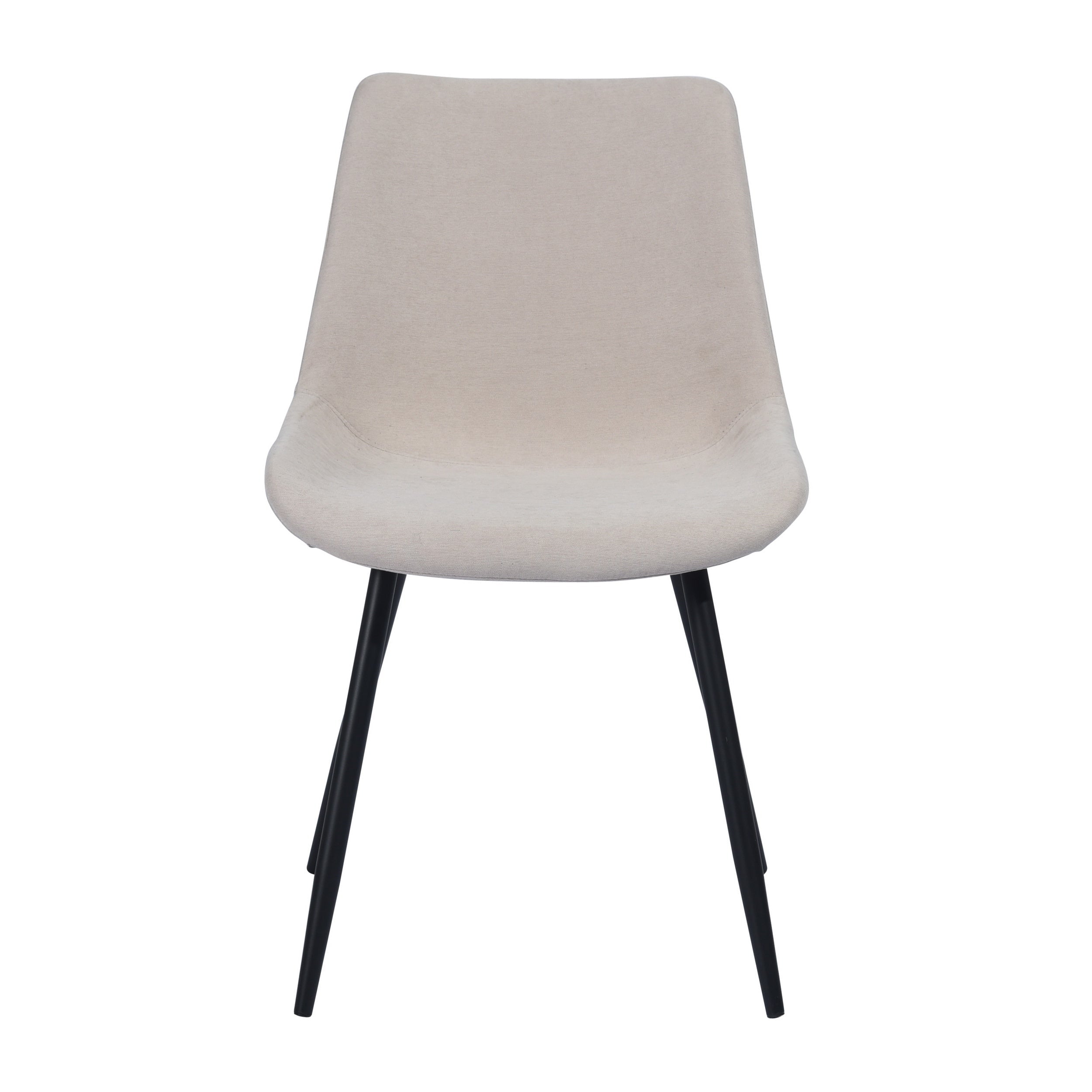 Casemiro Fabric Beige Dining Chair