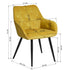 Chandler Yellow Dining Chair