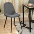 Charlton Light Grey Boucle Dining Chairs