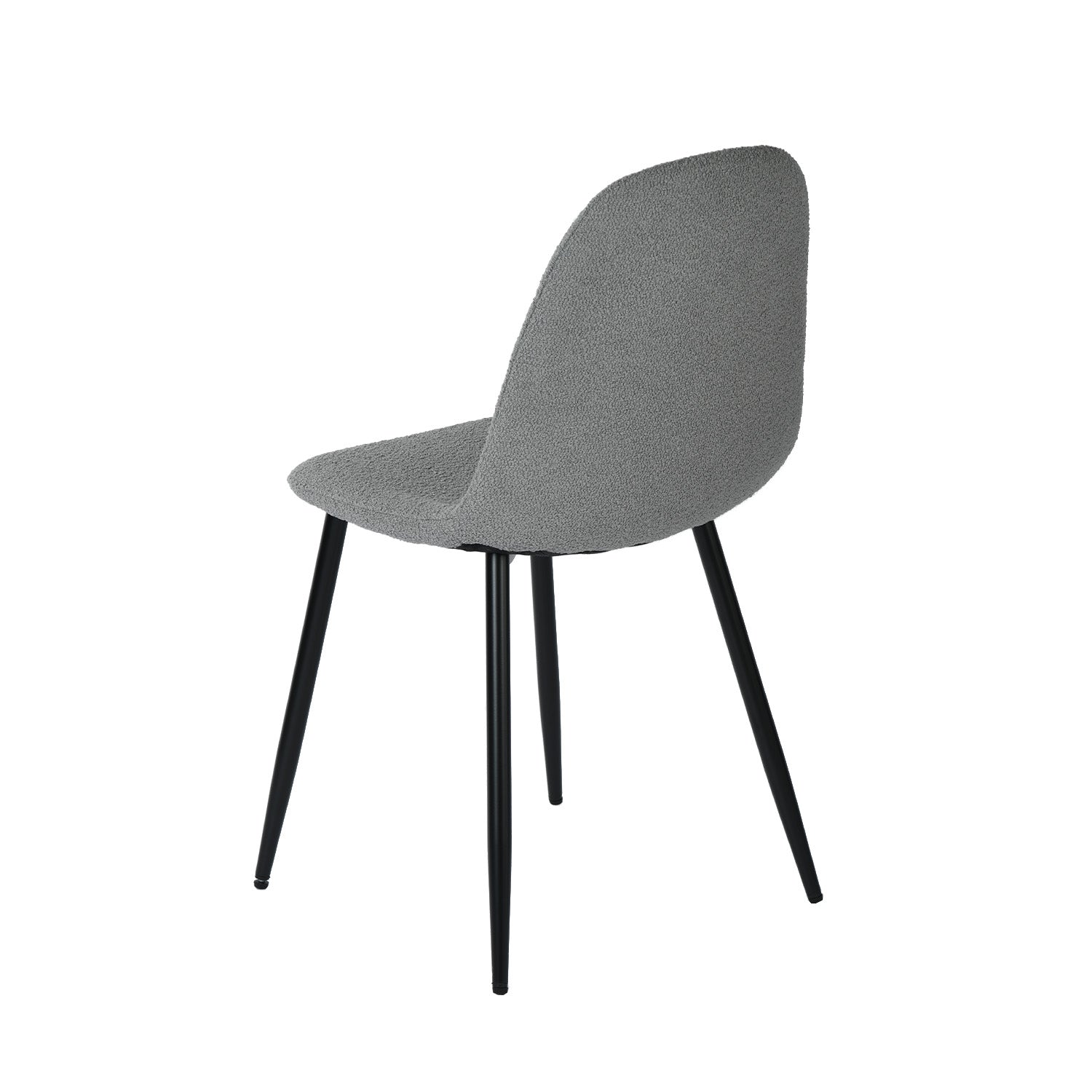 Charlton Light Grey Boucle Dining Chairs