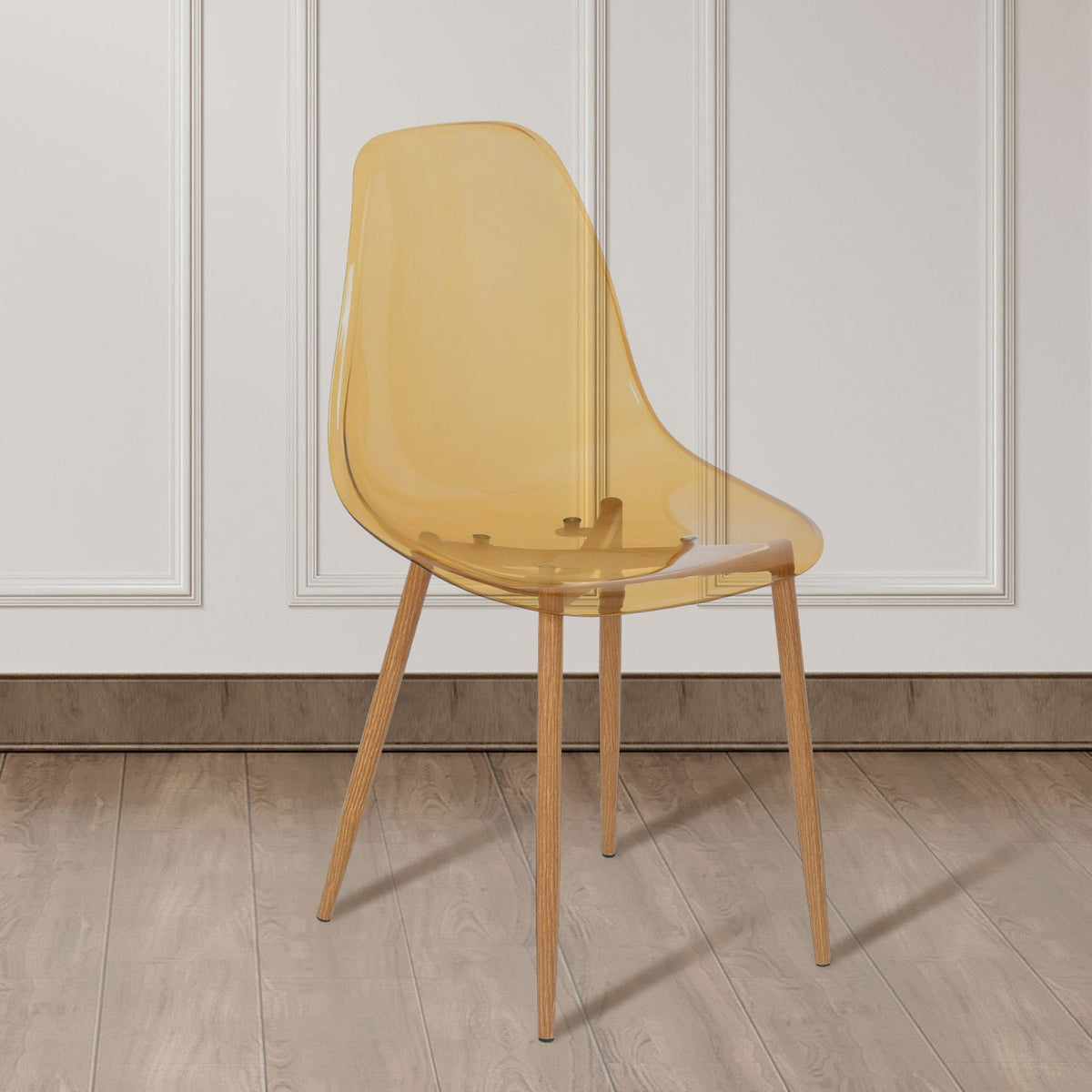 Charlton Pet Brown Oak Leg Dining Chairs