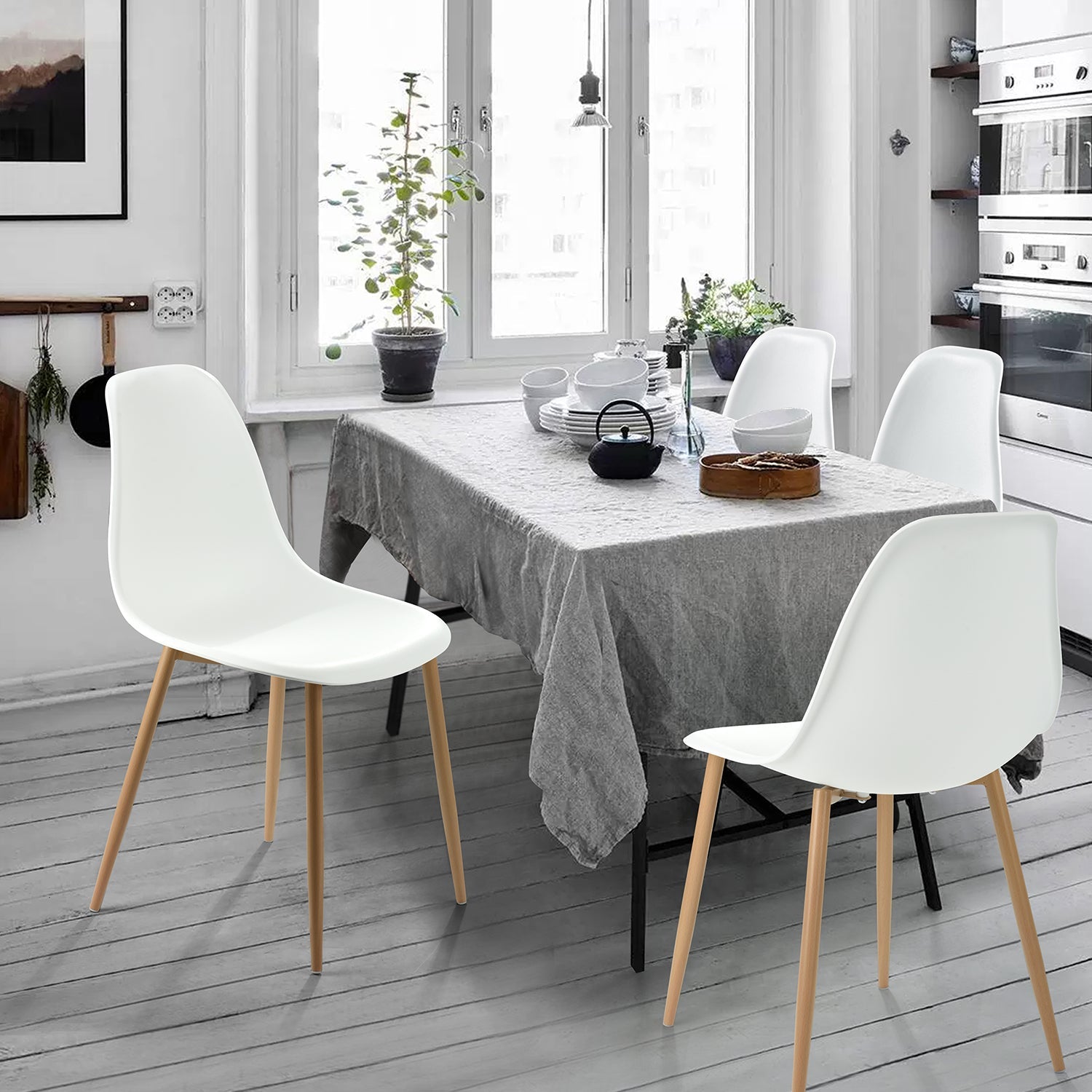 Charlton Pp White Dining Chairs