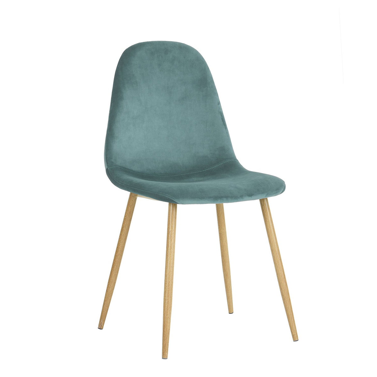 Charlton Velvet Aqua Dining Chairs