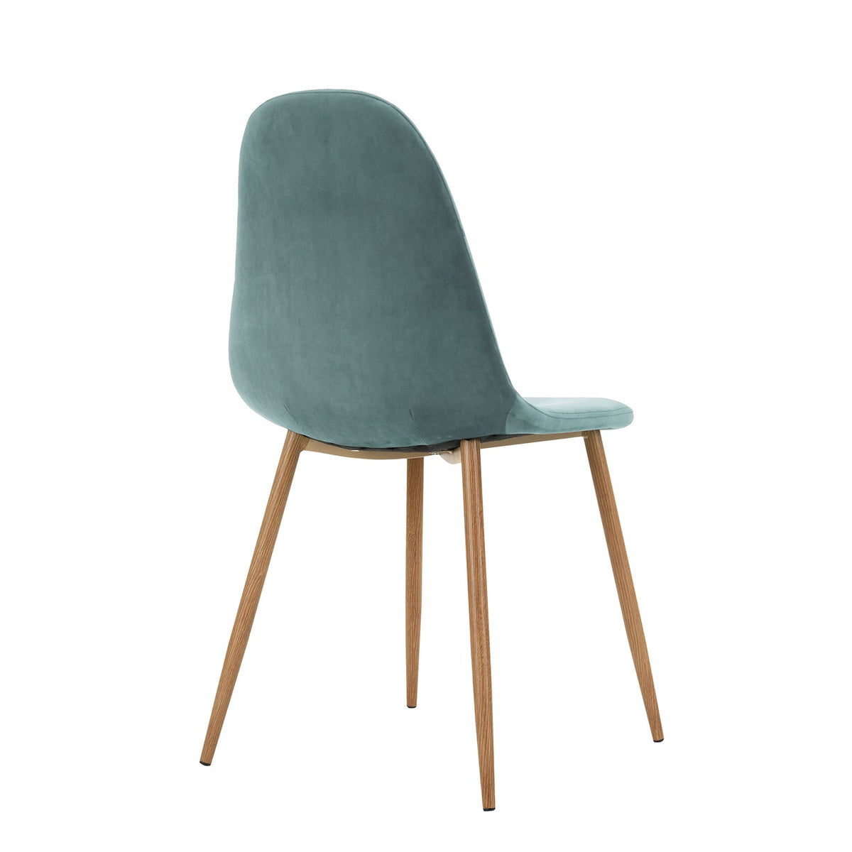 Charlton Velvet Aqua Dining Chairs