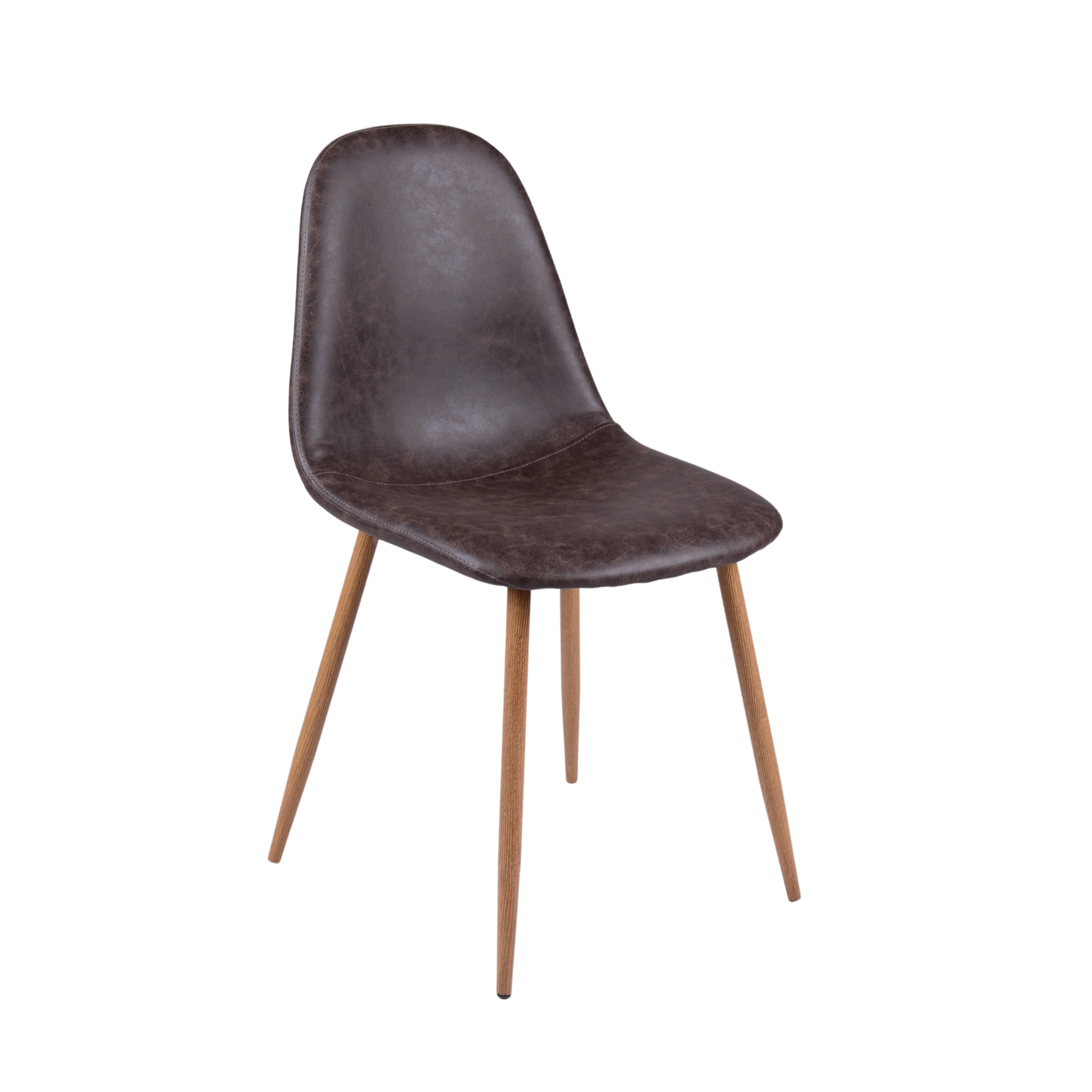 Charlton Vintage Brown Pu Dining Chairs