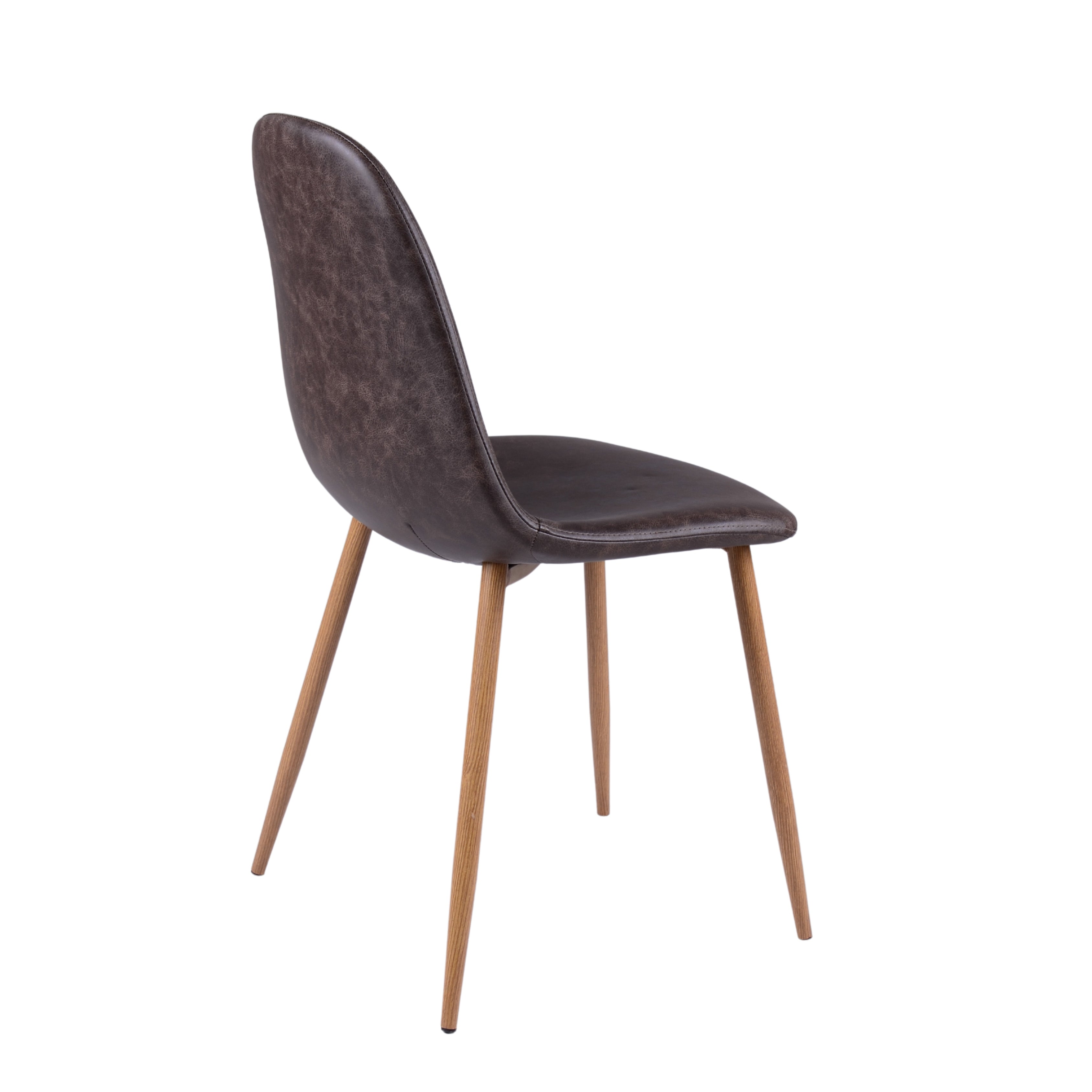 Charlton Vintage Brown Pu Dining Chairs