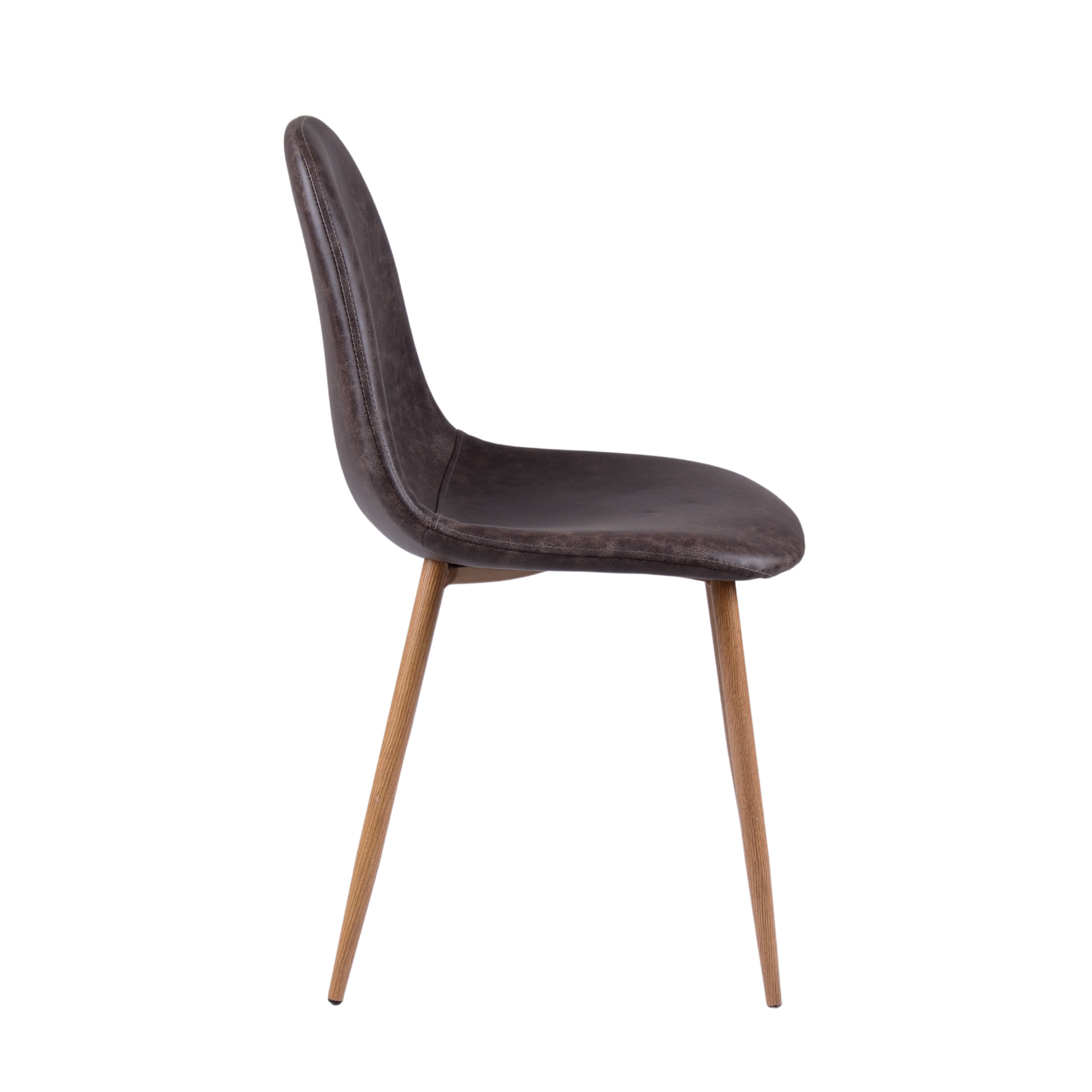 Charlton Vintage Brown Pu Dining Chairs